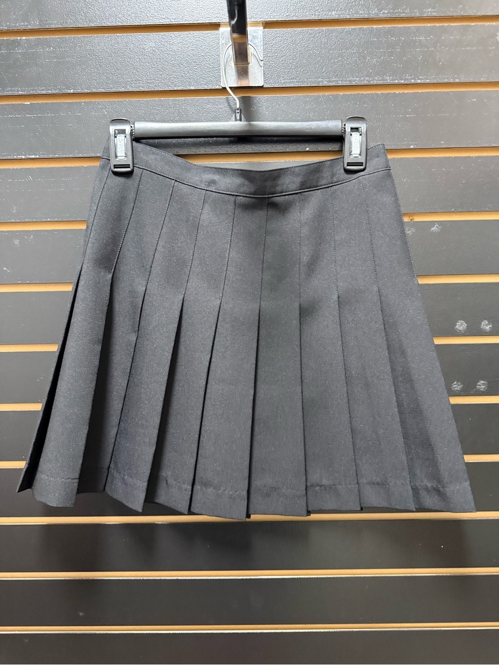 Vintage Court Casuals Black Pleated Mini Skirt Preppy Small